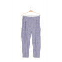 Pantalon carotte TRICK Mauve