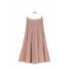 Pleated skirt CODE Beige