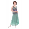 Pleated skirt CODE Green