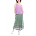 Long skirt LENA Green