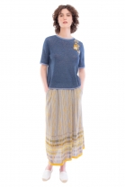 Long skirt LENA Yellow