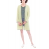 Long open cardigan CODE Lime