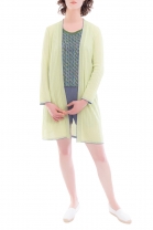 Long open cardigan CODE Lime