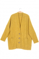 Long cardigan WONDER Yellow