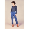 Pantalon carotte GEORGE Bleu