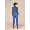 Pantalon carotte GEORGE Bleu