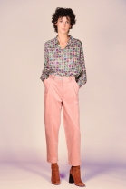 Pantalon carotte GEORGE Rose