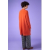 Long open cardigan SOUFFLE Orange