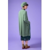 Long open cardigan SOUFFLE Green