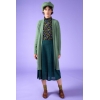 Long open cardigan SOUFFLE Green