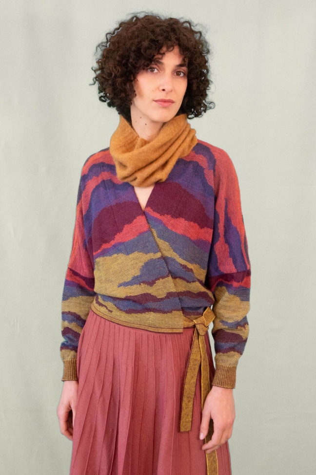 Wrap Cardigan CLOUD Orange