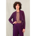 Open Cardigan IRIS Purple