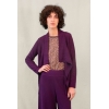 Open Cardigan IRIS Purple