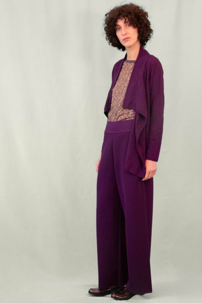 Open Cardigan IRIS Purple