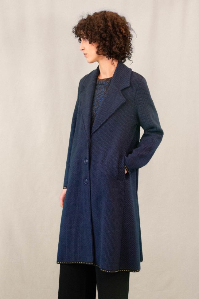 Coat KENT Navy