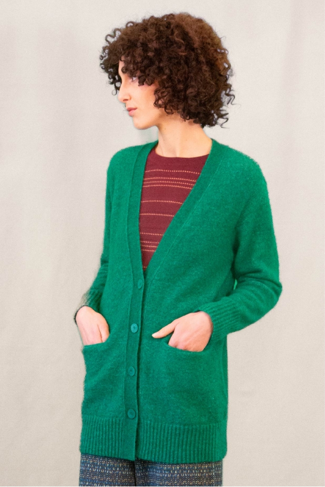 Gilet long NEST Vert