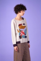 Sweater Cubist Beige