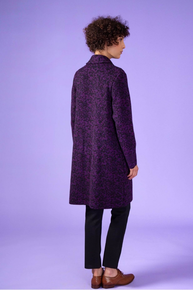 Coat SPOTS Purple