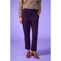 Pants Straight SPOTS Purple