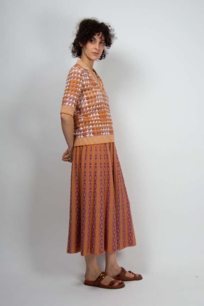 Skirt ARCHIPEL ochre