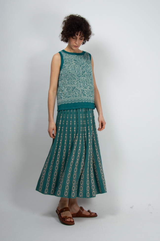 Skirt ARCHIPEL petrol