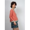 Cardigan DEEP corail