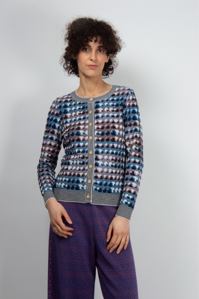 Cardigan HUELLA blue