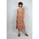 Dress HUELLA ochre