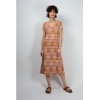 Dress HUELLA ochre