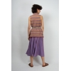 Sleeveless cardigan ZAMAMI ochre