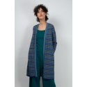 Gilet long ZAMAMI bleu