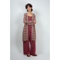 Gilet long ZAMAMI ocre