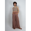 Pantalon large ZAMAMI ocre