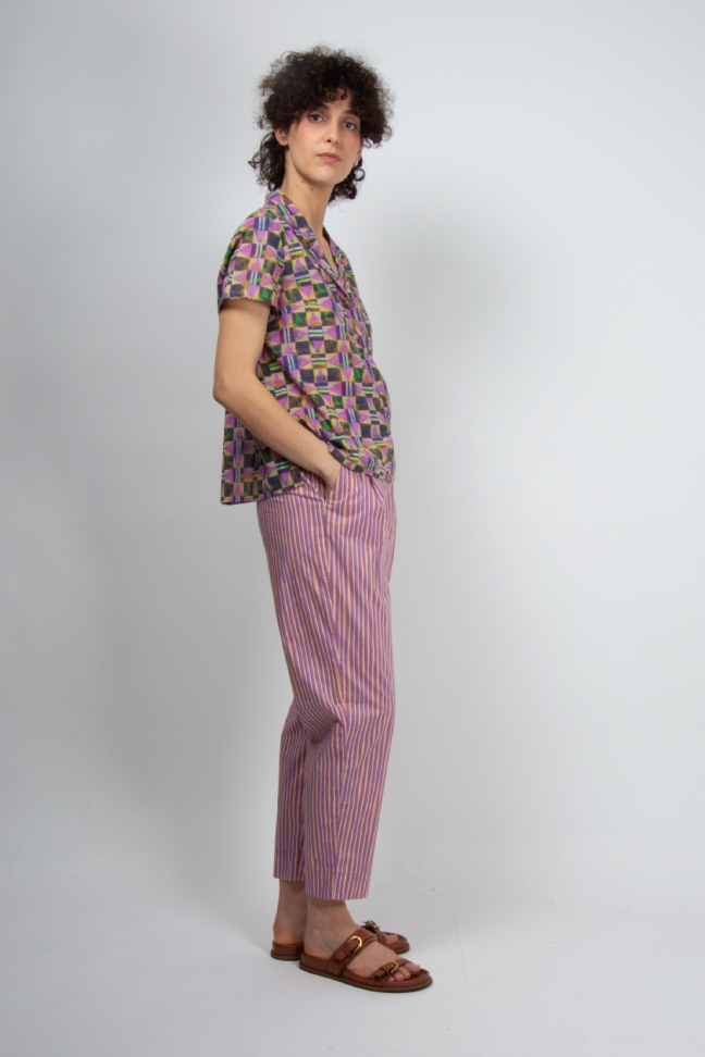 Carrot pants SAIL mauve