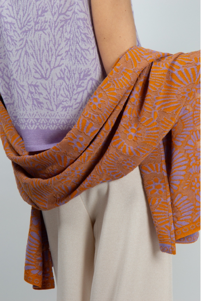 Scarf HELIOS ochre