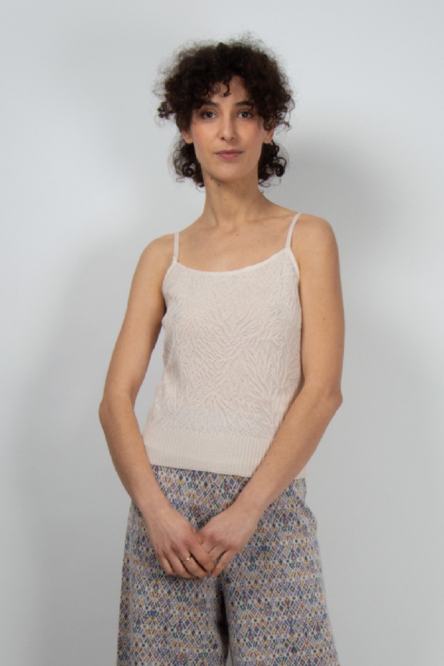 Cami top BREEZE pearl