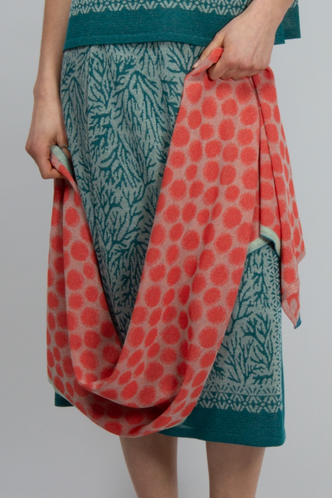 Scarf DEEP coral