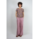 Pantalon large SAIL mauve