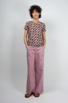 Pantalon large SAIL mauve