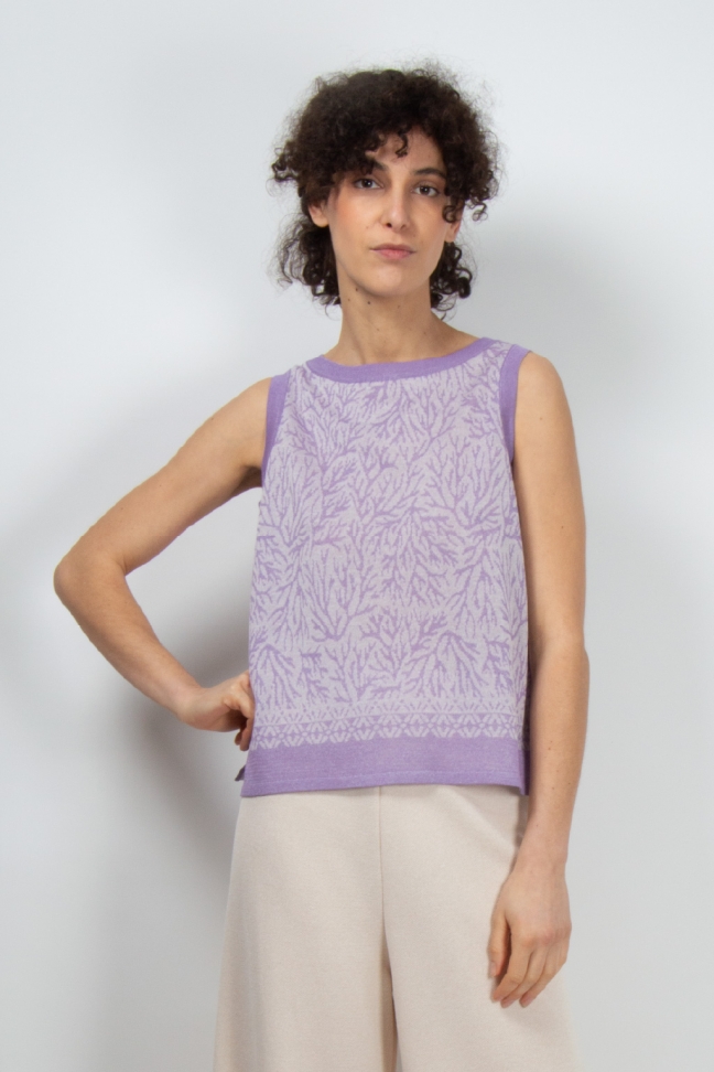 Tank top MANGROVE mauve