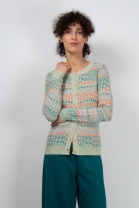 Cardigan HUELLA aqua