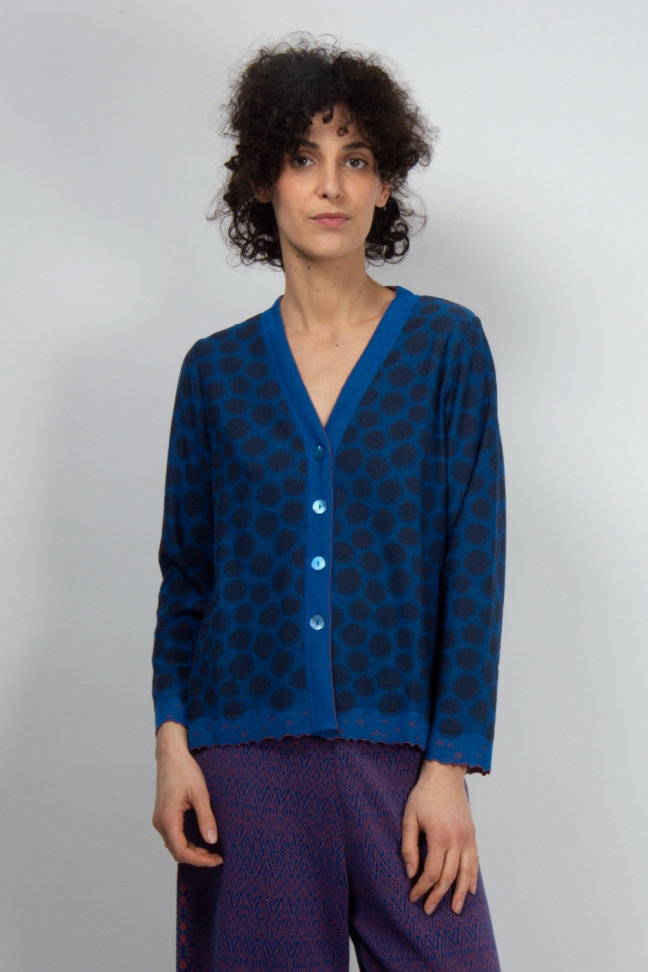 Cardigan DEEP bleu